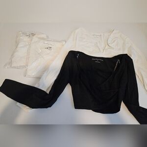 Lot‎ of 4 Aeropostale crop tops size L